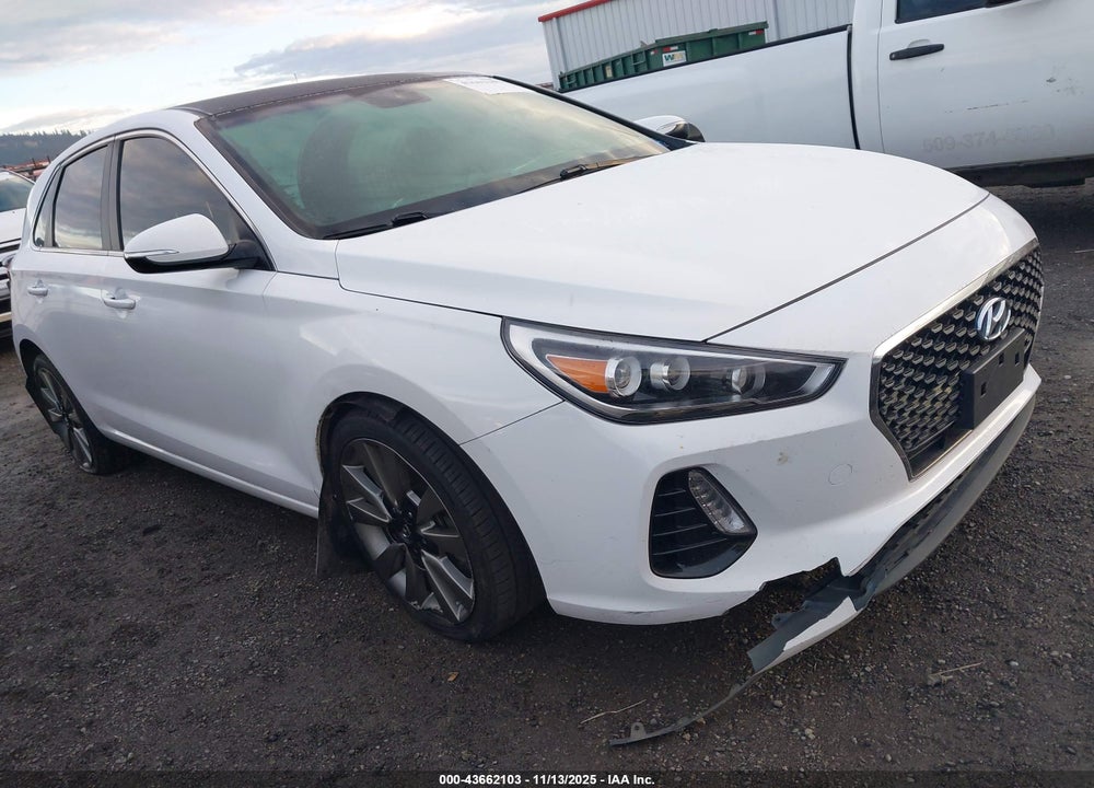 2018 HYUNDAI ELANTRA GT SPORT VIN: KMHH55LC4JU040739