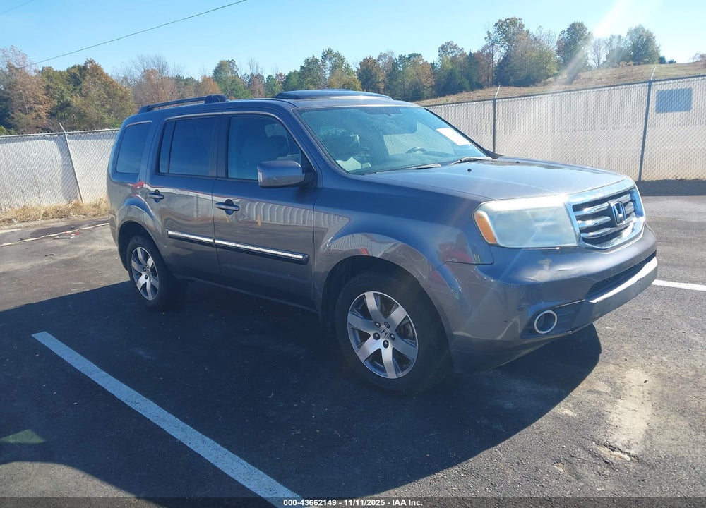 2014 HONDA PILOT TOURING VIN: 5FNYF3H91EB012639