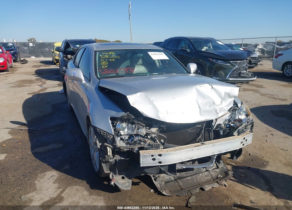 2008 LEXUS IS 250 VIN: JTHBK262285061063