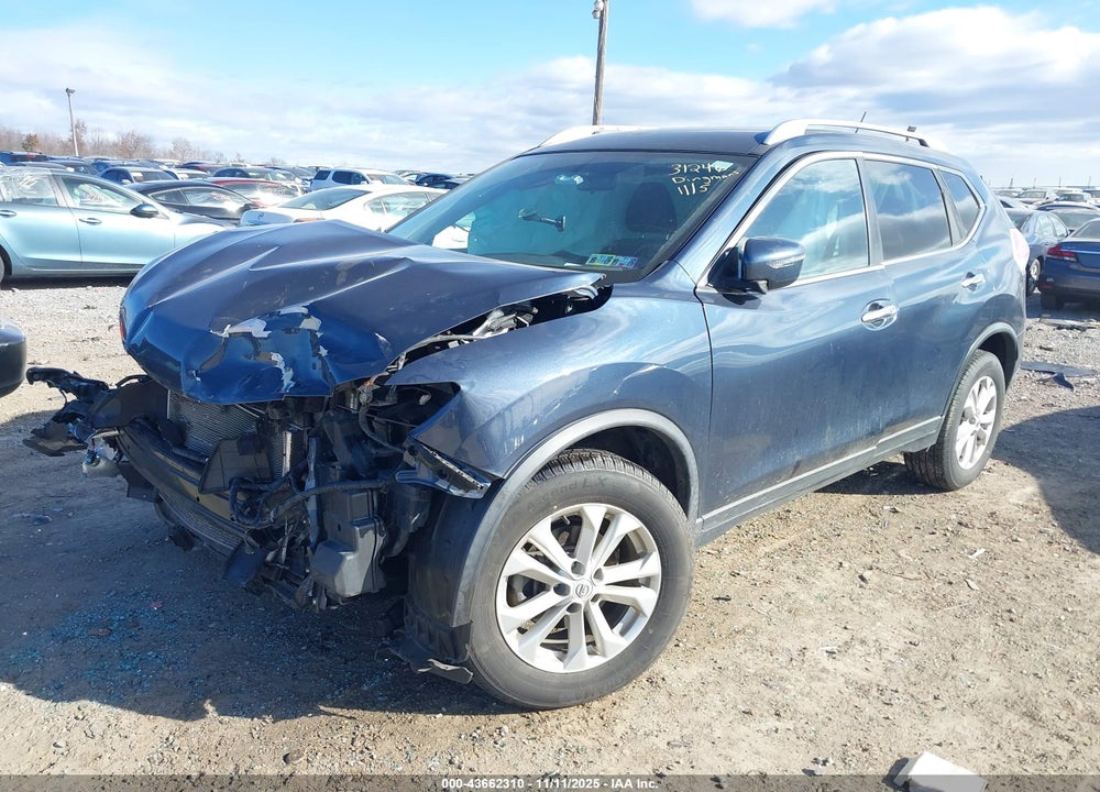 2016 NISSAN ROGUE SV VIN: KNMAT2MV8GP731144