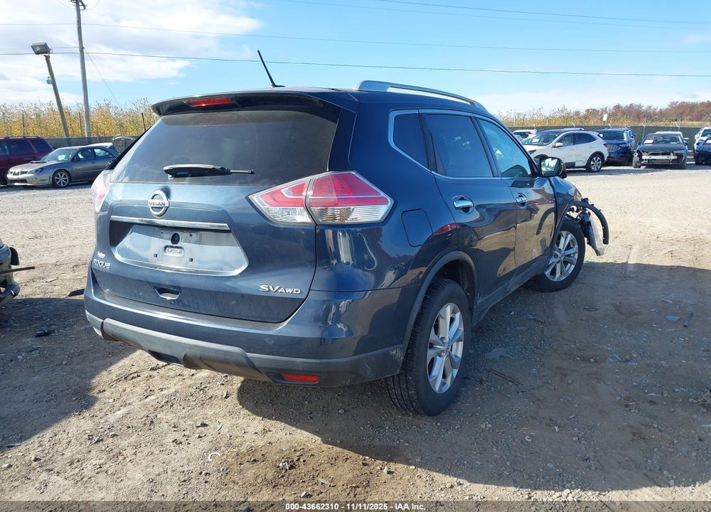 2016 NISSAN ROGUE SV VIN: KNMAT2MV8GP731144