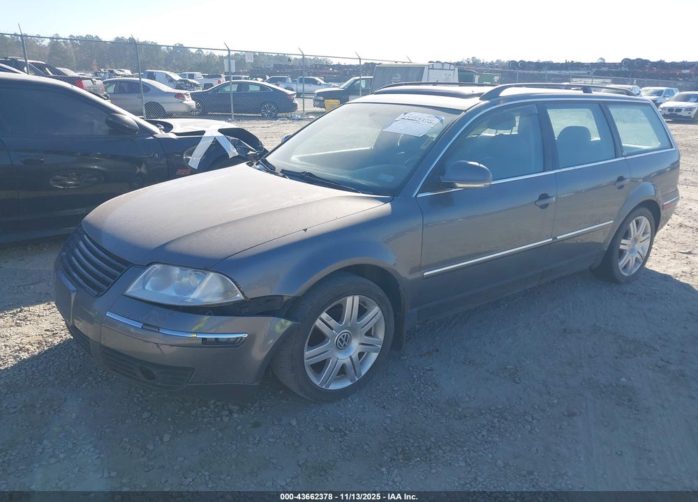 2005 VOLKSWAGEN PASSAT GLX VIN: WVWWU63B25E070060