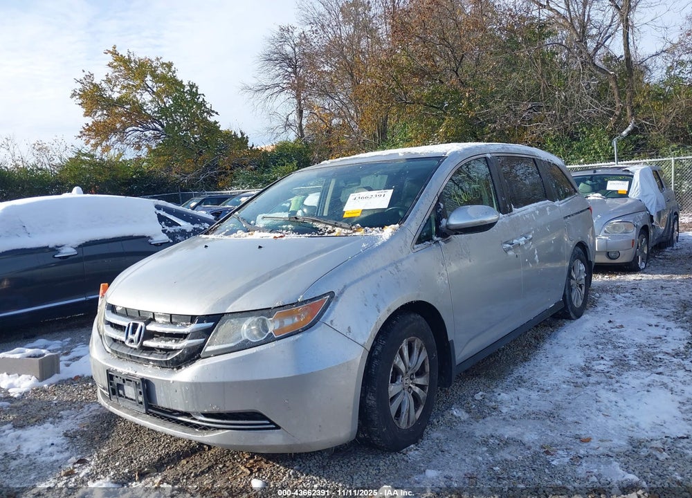 2015 HONDA ODYSSEY EX-L VIN: 5FNRL5H68FB107201