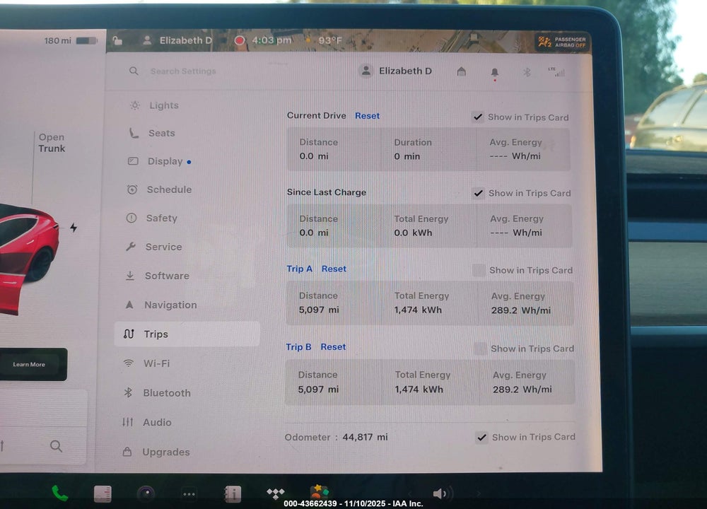 2019 TESLA MODEL 3 VIN: 5YJ3E1EB6KF387284