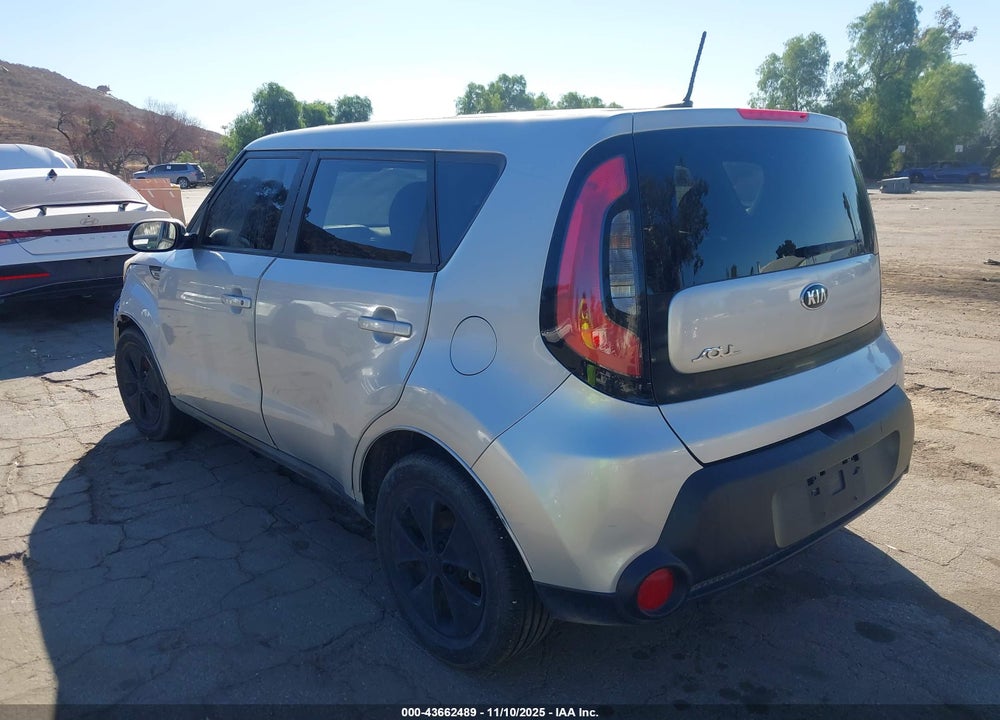 2016 KIA SOUL VIN: KNDJN2A27G7822443