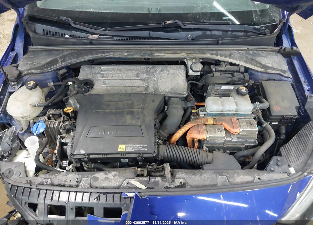 2019 HYUNDAI IONIQ HYBRID BLUE VIN: KMHC65LC1KU128365