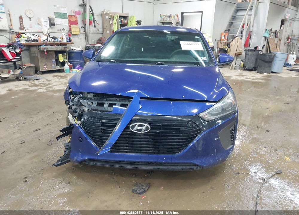 2019 HYUNDAI IONIQ HYBRID BLUE VIN: KMHC65LC1KU128365
