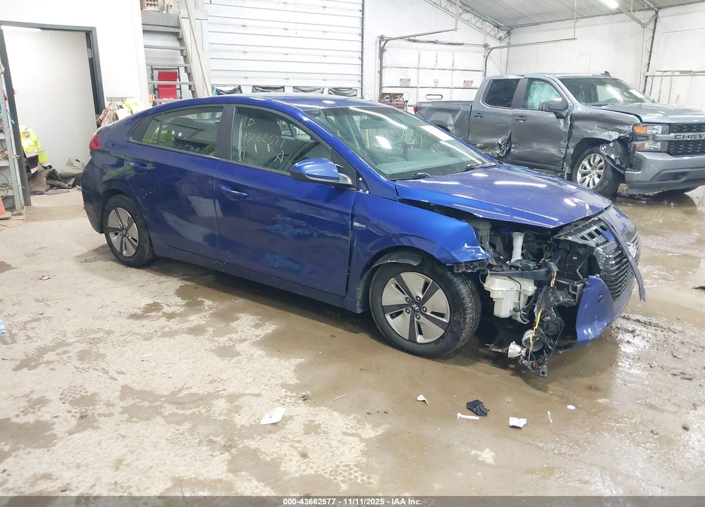 2019 HYUNDAI IONIQ HYBRID BLUE VIN: KMHC65LC1KU128365