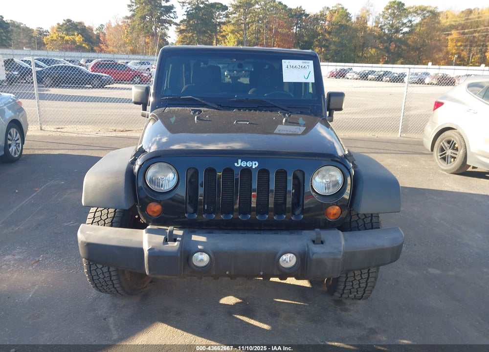 2013 JEEP WRANGLER SPORT VIN: 1C4AJWAG6DL676506