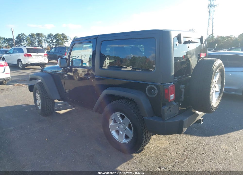 2013 JEEP WRANGLER SPORT VIN: 1C4AJWAG6DL676506
