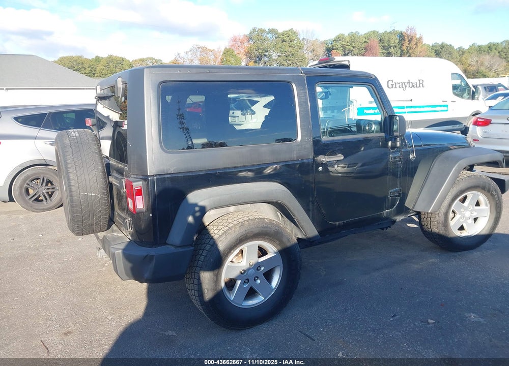 2013 JEEP WRANGLER SPORT VIN: 1C4AJWAG6DL676506