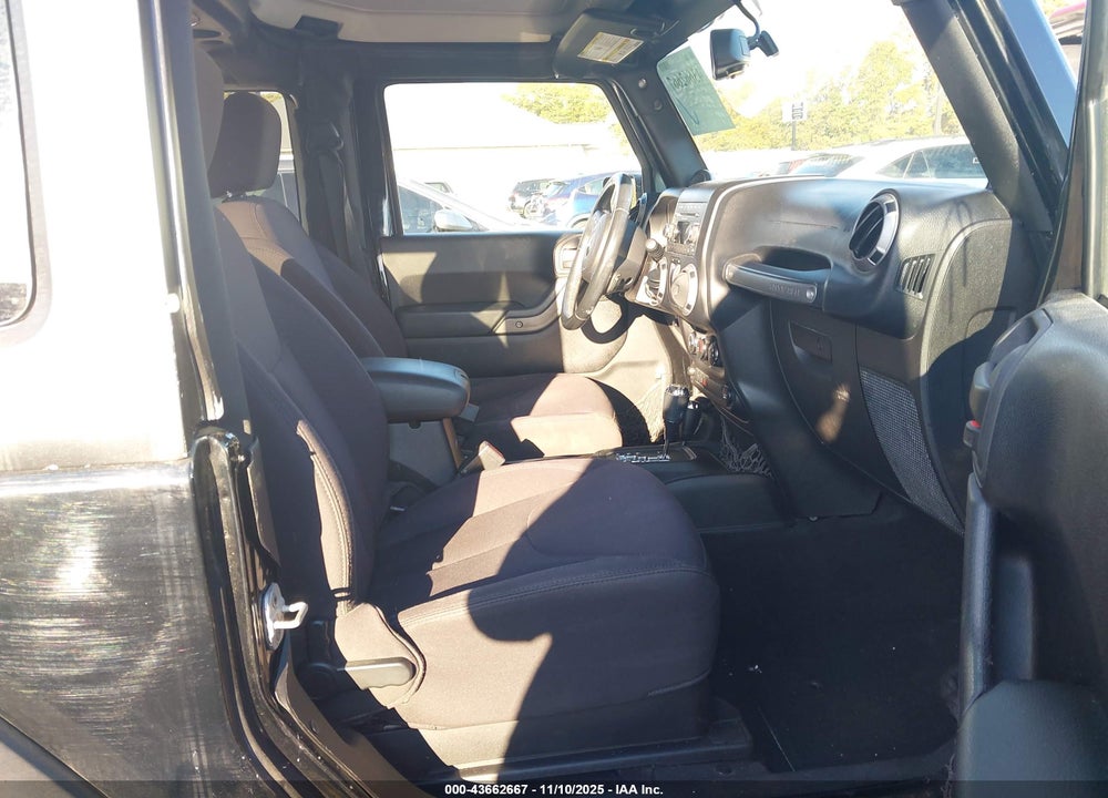 2013 JEEP WRANGLER SPORT VIN: 1C4AJWAG6DL676506