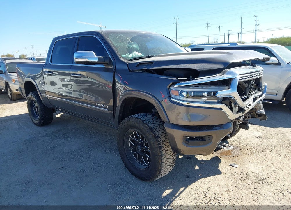 2019 RAM 1500 LIMITED  4X4 5'7 BOX VIN: 1C6SRFHT3KN640734