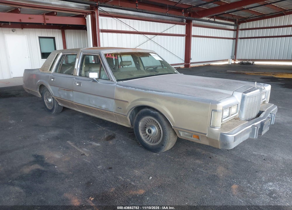 1986 LINCOLN TOWN CAR VIN: 1LNBP96FXGY661997
