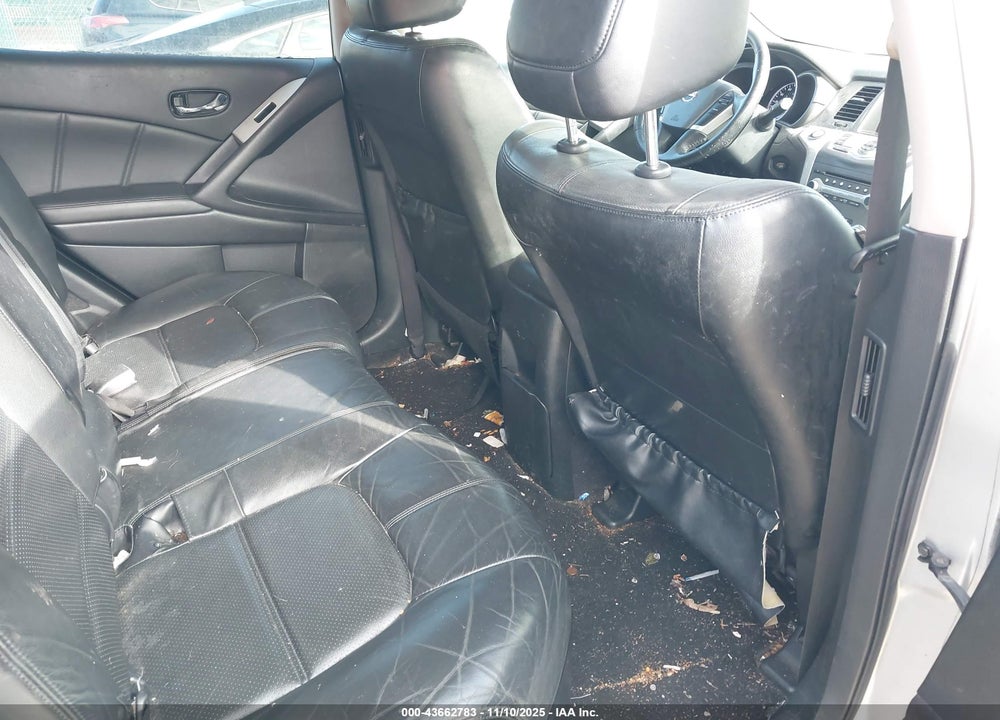 2012 NISSAN MURANO SL VIN: JN8AZ1MW2CW210507