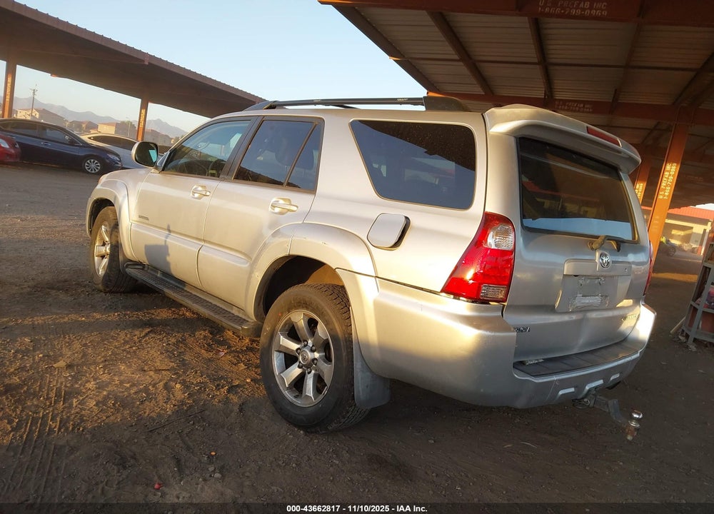2007 TOYOTA 4RUNNER LIMITED V6 VIN: JTEZU17R678086931