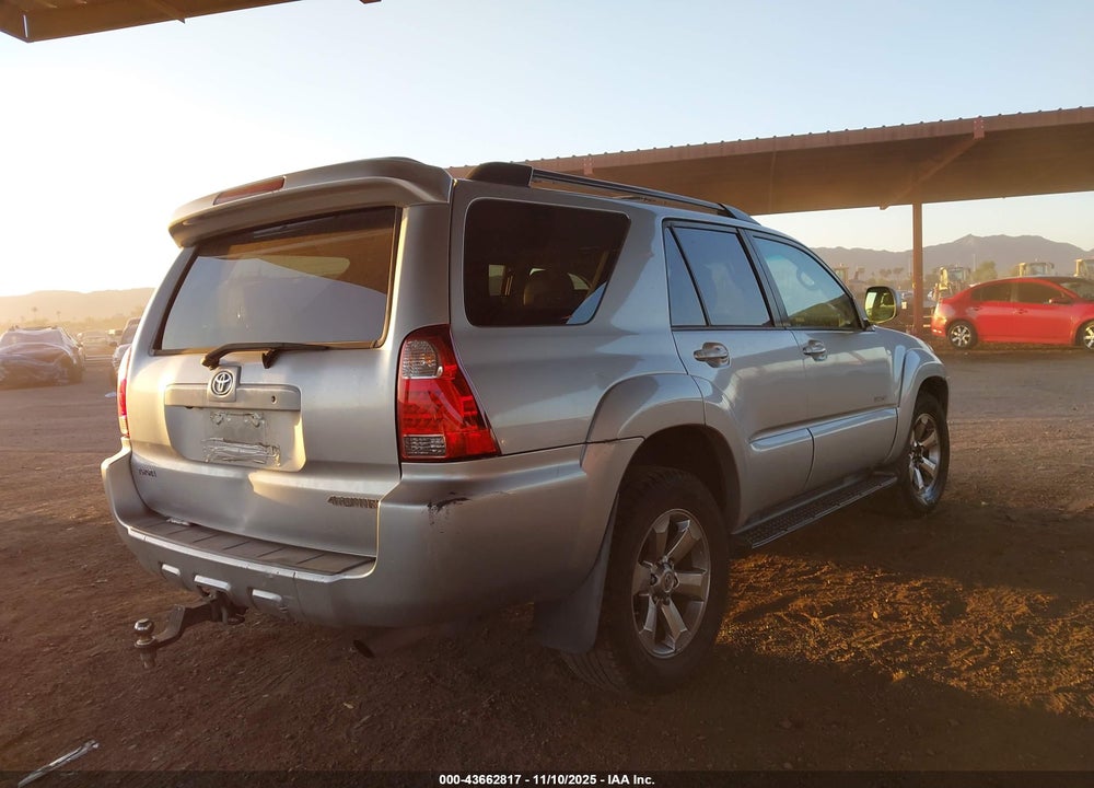 2007 TOYOTA 4RUNNER LIMITED V6 VIN: JTEZU17R678086931