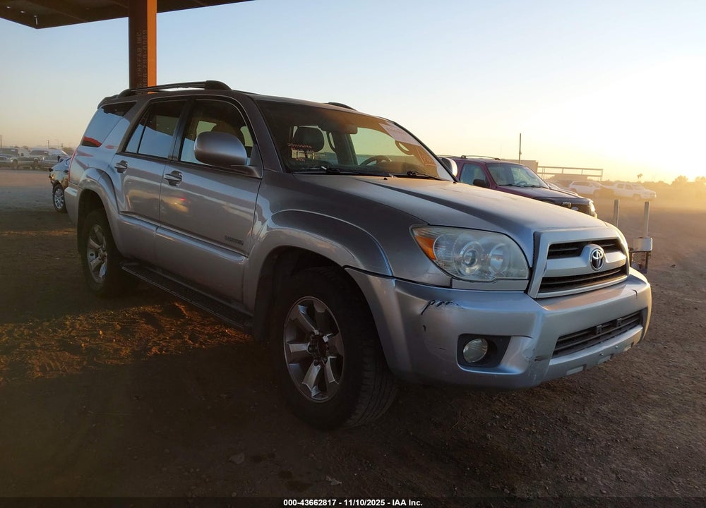 2007 TOYOTA 4RUNNER LIMITED V6 VIN: JTEZU17R678086931