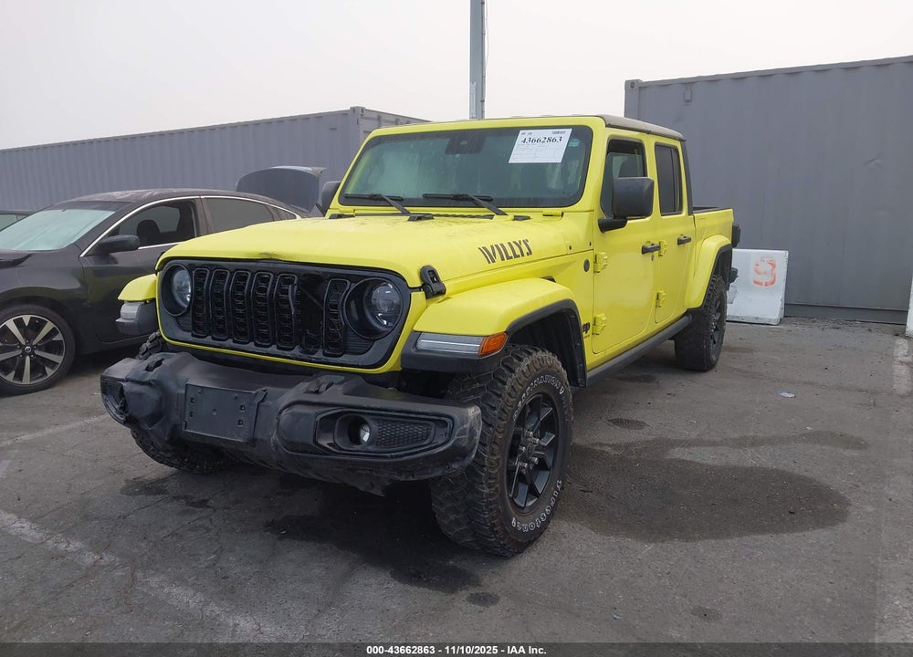 2024 JEEP GLADIATOR WILLYS VIN: 1C6HJTAG8RL112075