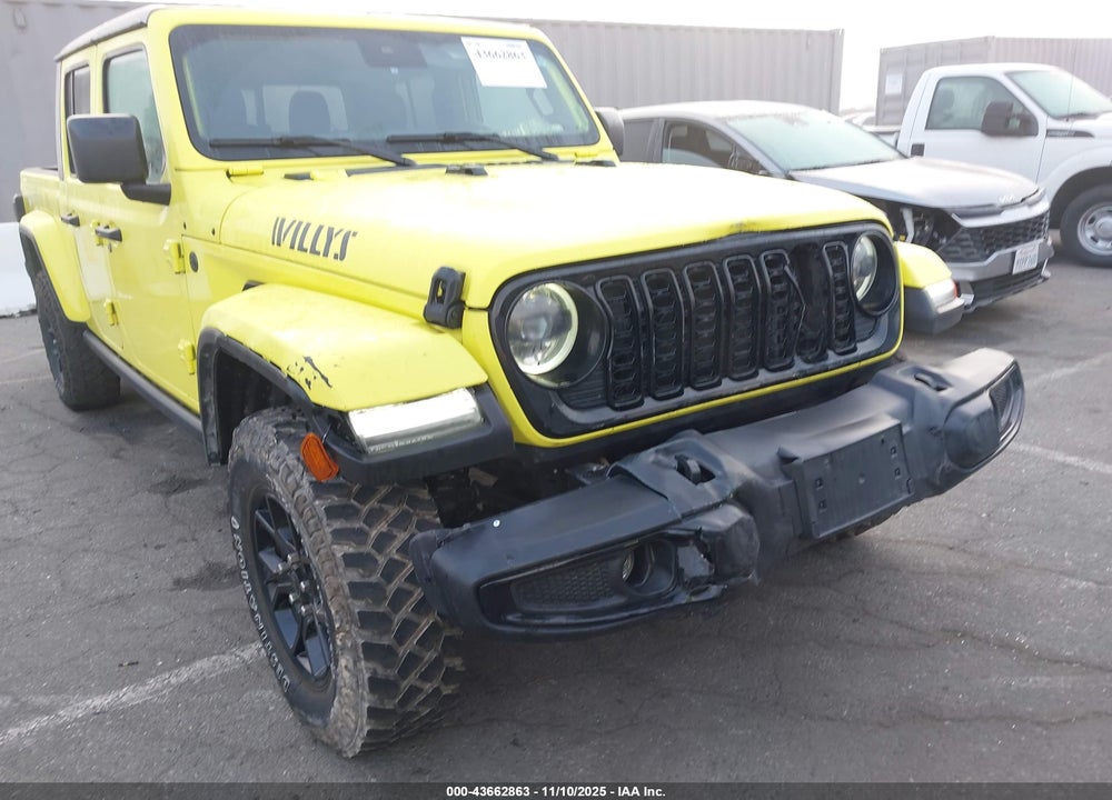 2024 JEEP GLADIATOR WILLYS VIN: 1C6HJTAG8RL112075