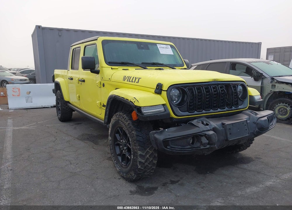 2024 JEEP GLADIATOR WILLYS VIN: 1C6HJTAG8RL112075
