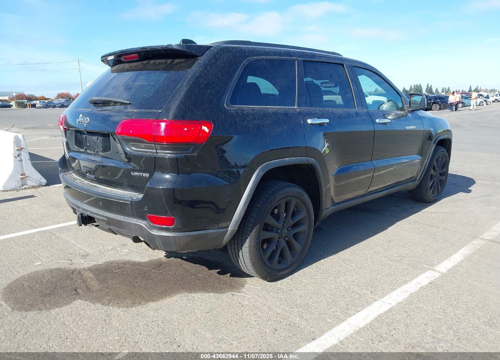 2017 JEEP GRAND CHEROKEE LIMITED 4X4 VIN: 1C4RJFBG4HC635797