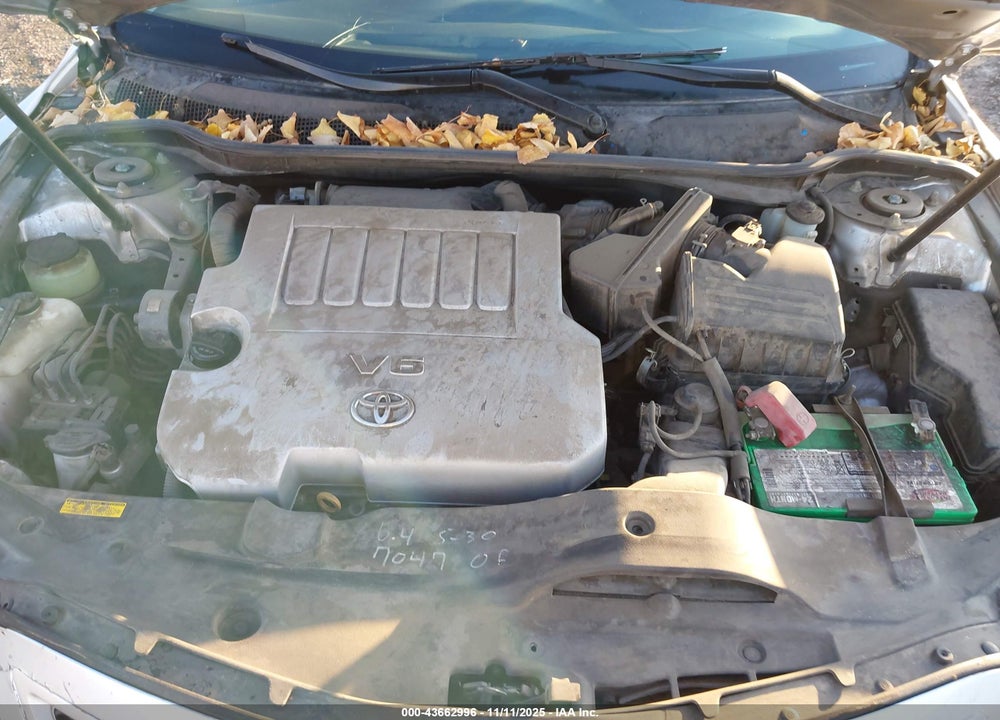 2011 TOYOTA CAMRY SE V6 VIN: 4T1BK3EK2BU621844