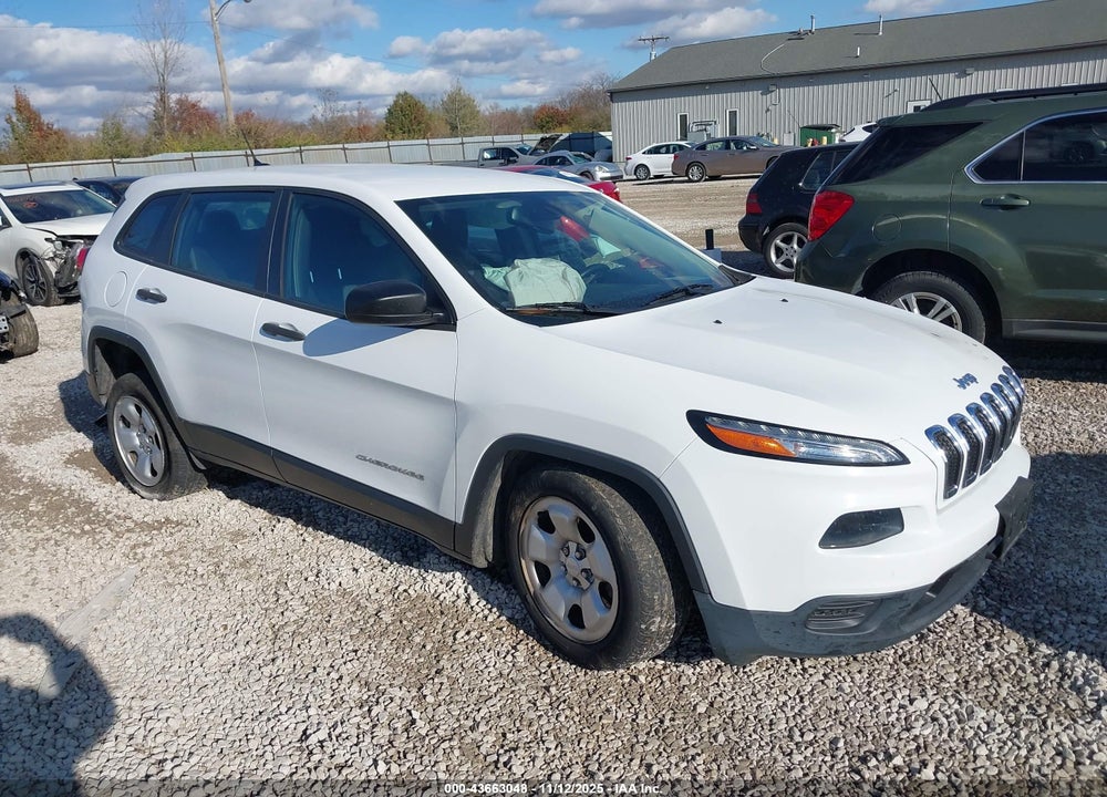 2016 JEEP CHEROKEE SPORT VIN: 1C4PJLAB8GW361951