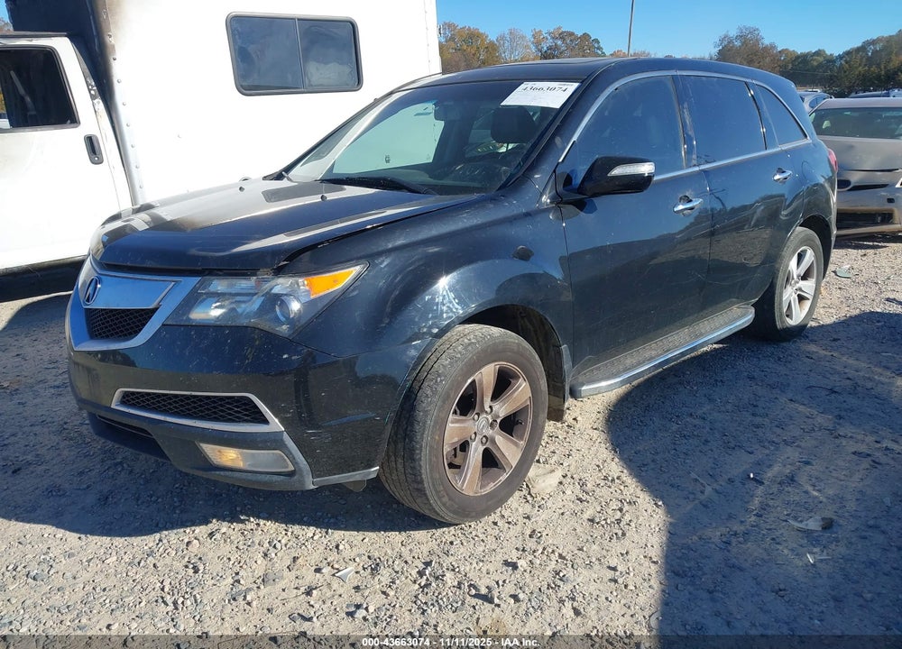 2011 ACURA MDX VIN: 2HNYD2H25BH502262