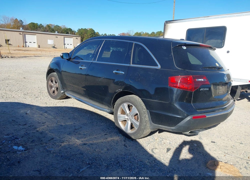 2011 ACURA MDX VIN: 2HNYD2H25BH502262