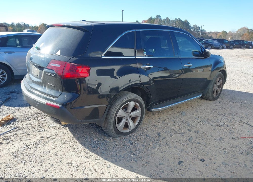 2011 ACURA MDX VIN: 2HNYD2H25BH502262