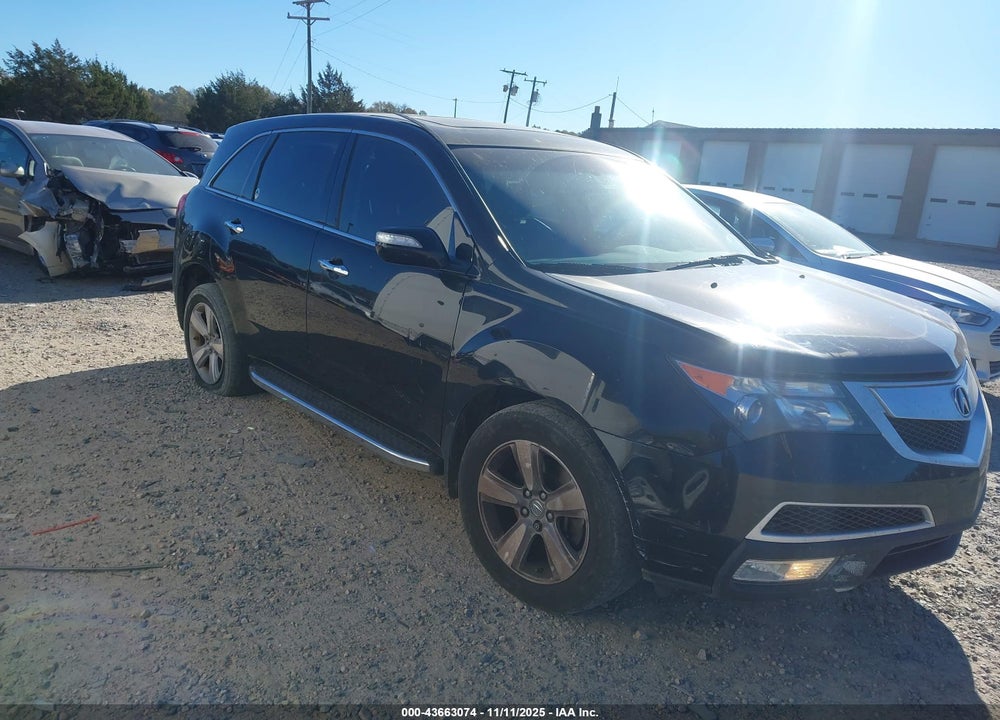 2011 ACURA MDX VIN: 2HNYD2H25BH502262