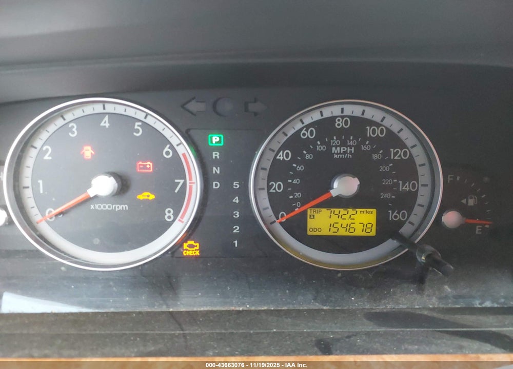 2006 KIA AMANTI VIN: KNALD124265100553
