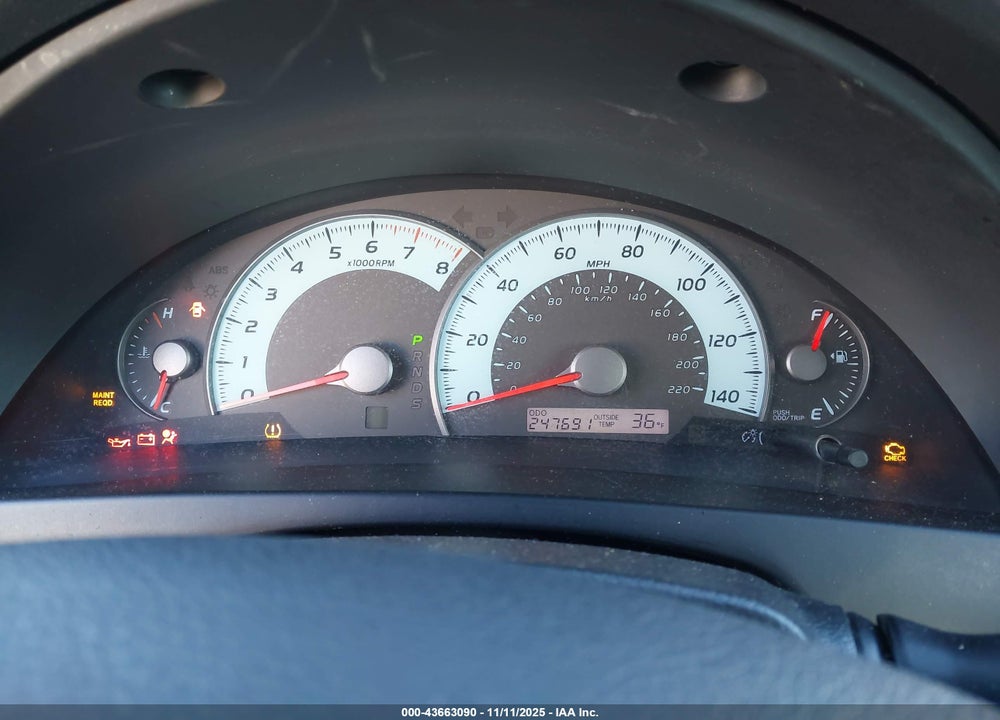 2011 TOYOTA CAMRY SE VIN: 4T1BF3EK8BU753639