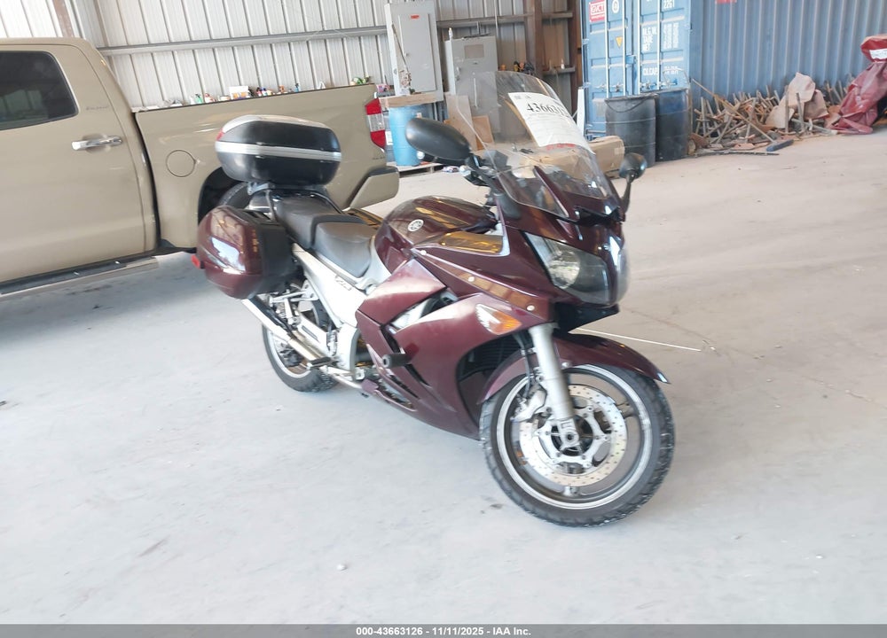 2007 YAMAHA FJR1300 VIN: JYARP15EX7A002500