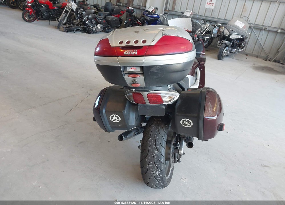 2007 YAMAHA FJR1300 VIN: JYARP15EX7A002500