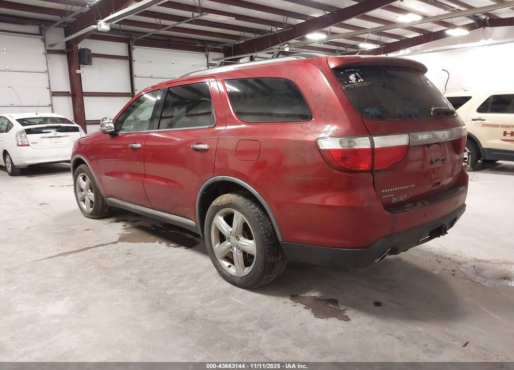 2011 DODGE DURANGO CITADEL VIN: 1D4SE5GTXBC693137