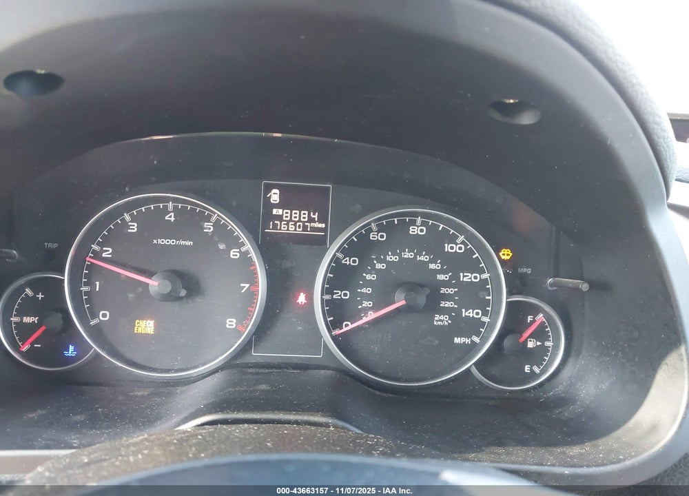 2014 SUBARU OUTBACK 2.5I VIN: 4S4BRBAC8E1201354