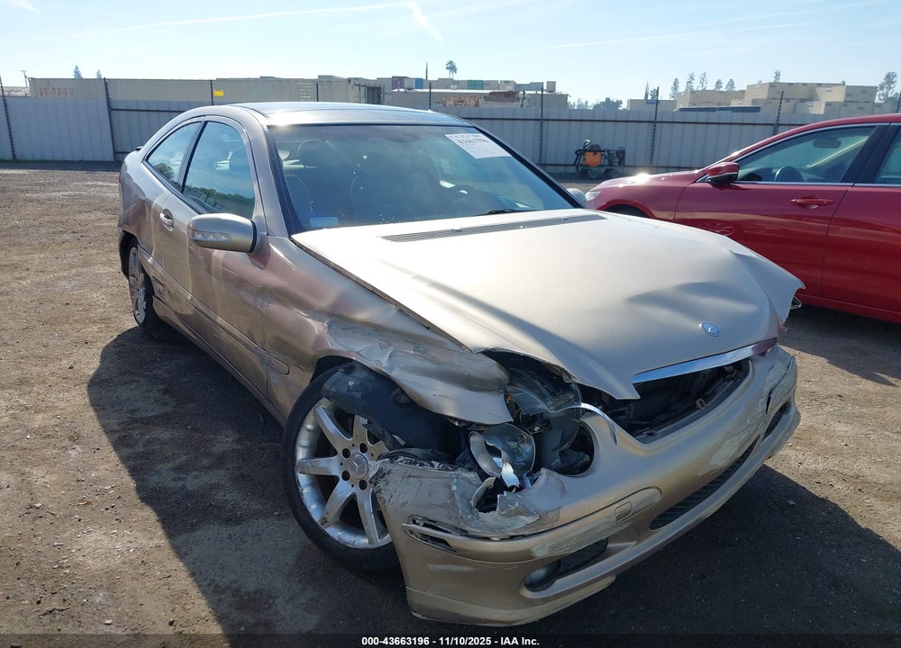 2003 MERCEDES-BENZ C 230 KOMPRESSOR SPORT VIN: WDBRN40J33A436234