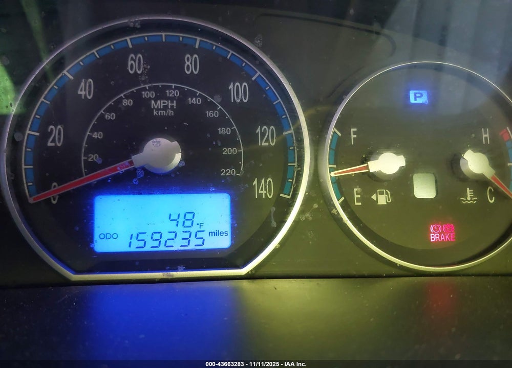2009 HYUNDAI SANTA FE GLS VIN: 5NMSG13D09H294649