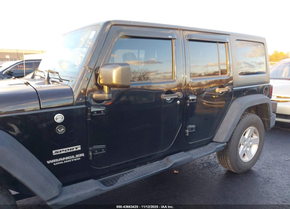 2017 JEEP WRANGLER UNLIMITED SPORT 4X4 VIN: 1C4BJWDG2HL539455