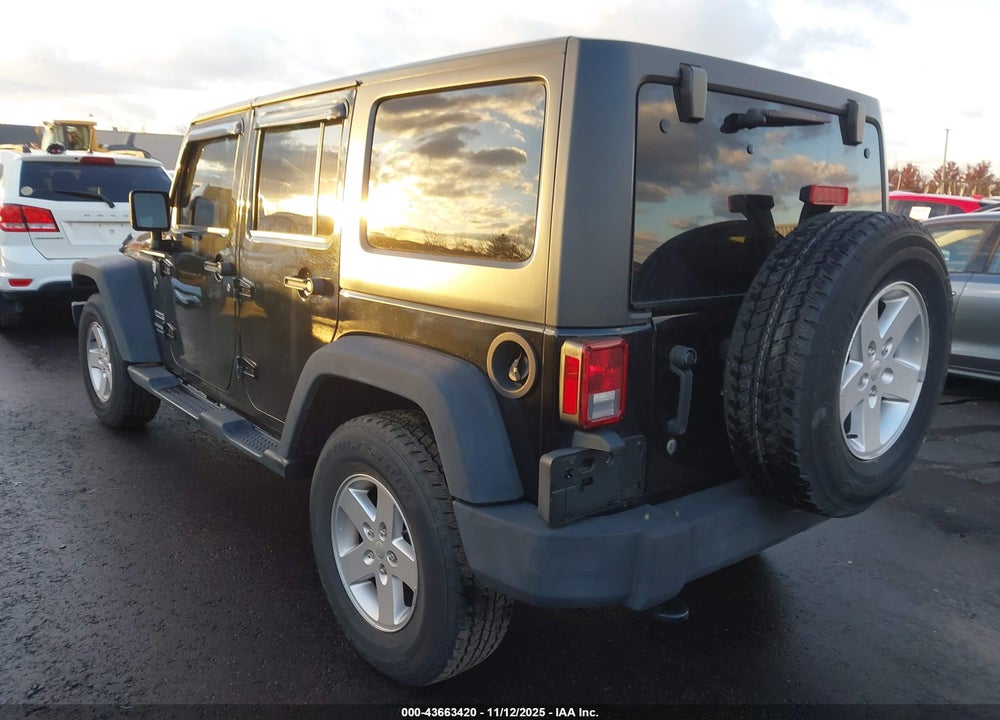 2017 JEEP WRANGLER UNLIMITED SPORT 4X4 VIN: 1C4BJWDG2HL539455