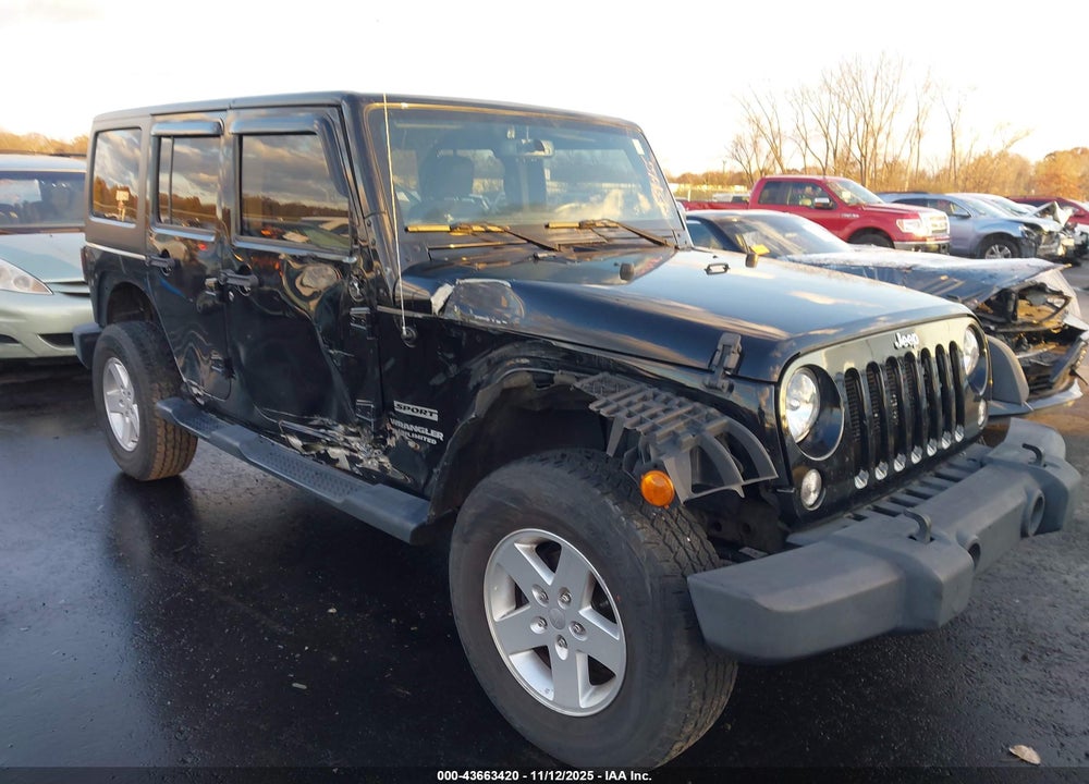 2017 JEEP WRANGLER UNLIMITED SPORT 4X4 VIN: 1C4BJWDG2HL539455