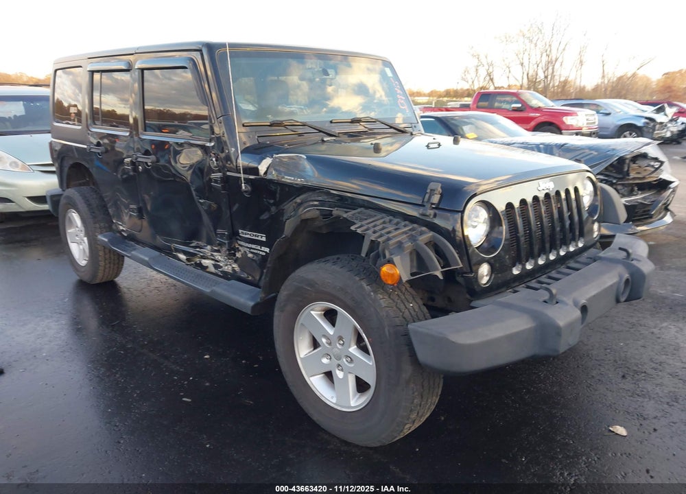 2017 JEEP WRANGLER UNLIMITED SPORT 4X4 VIN: 1C4BJWDG2HL539455