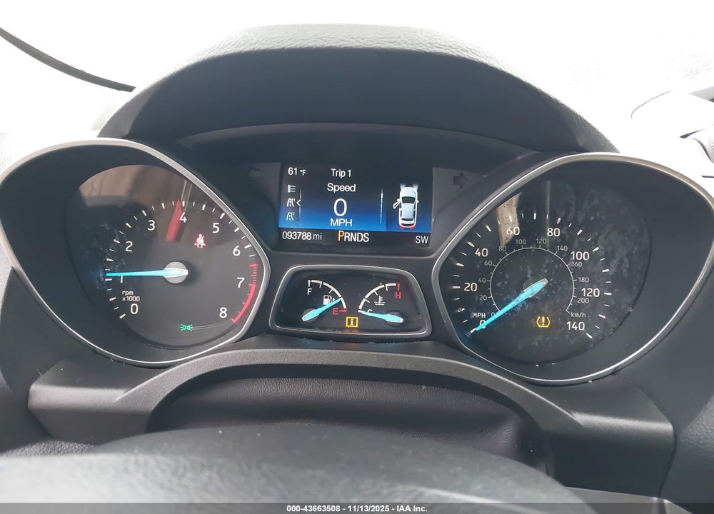 2019 FORD ESCAPE S VIN: 1FMCU0F70KUB62076