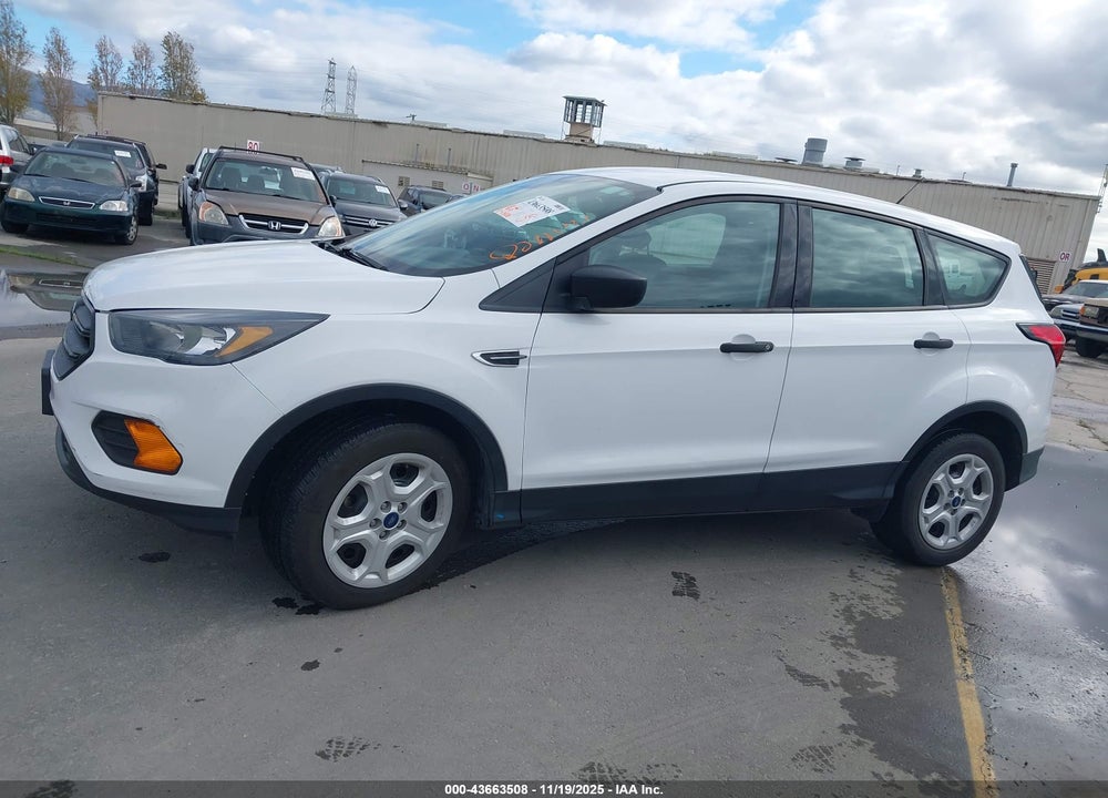 2019 FORD ESCAPE S VIN: 1FMCU0F70KUB62076