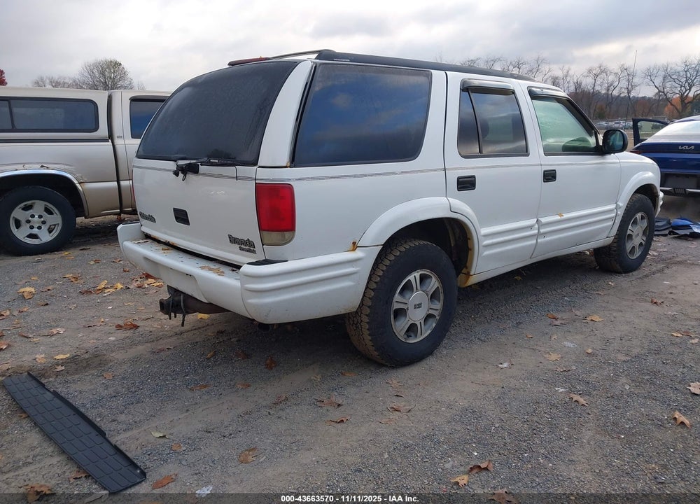 1997 OLDSMOBILE BRAVADA VIN: 1GHDT13WXV2720183