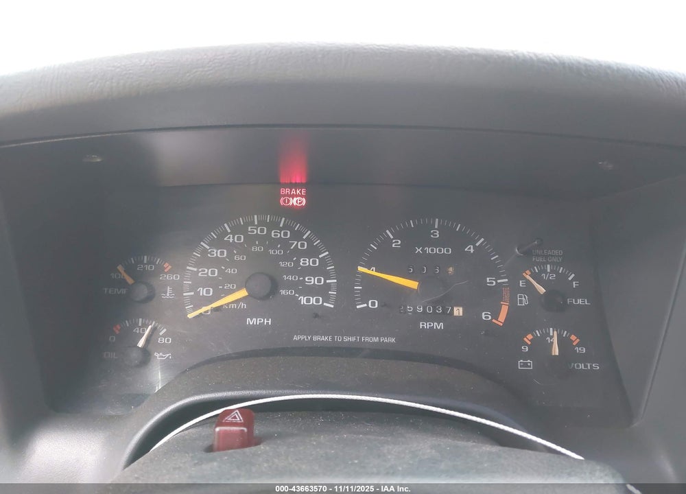 1997 OLDSMOBILE BRAVADA VIN: 1GHDT13WXV2720183