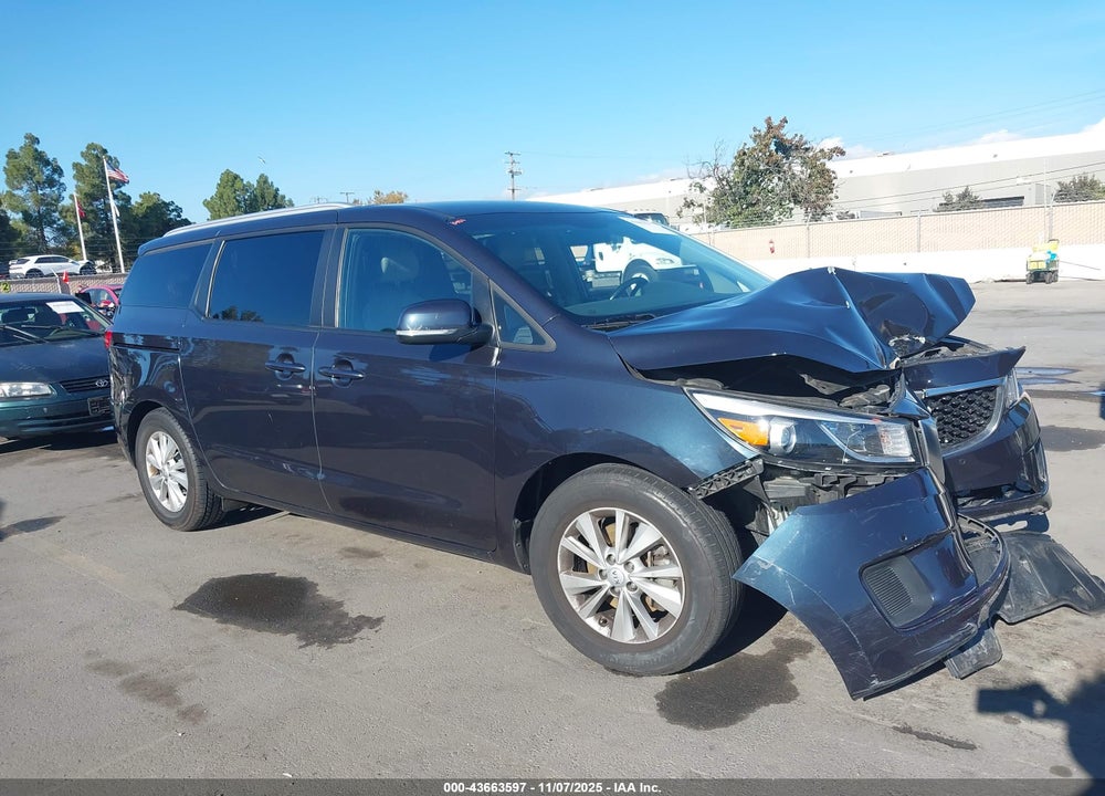 2017 KIA SEDONA LX VIN: KNDMB5C15H6243700