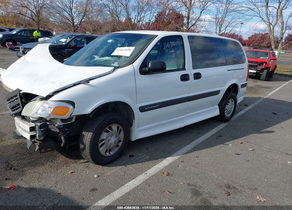 2002 CHEVROLET VENTURE VIN: 1GNDX03E42D263261